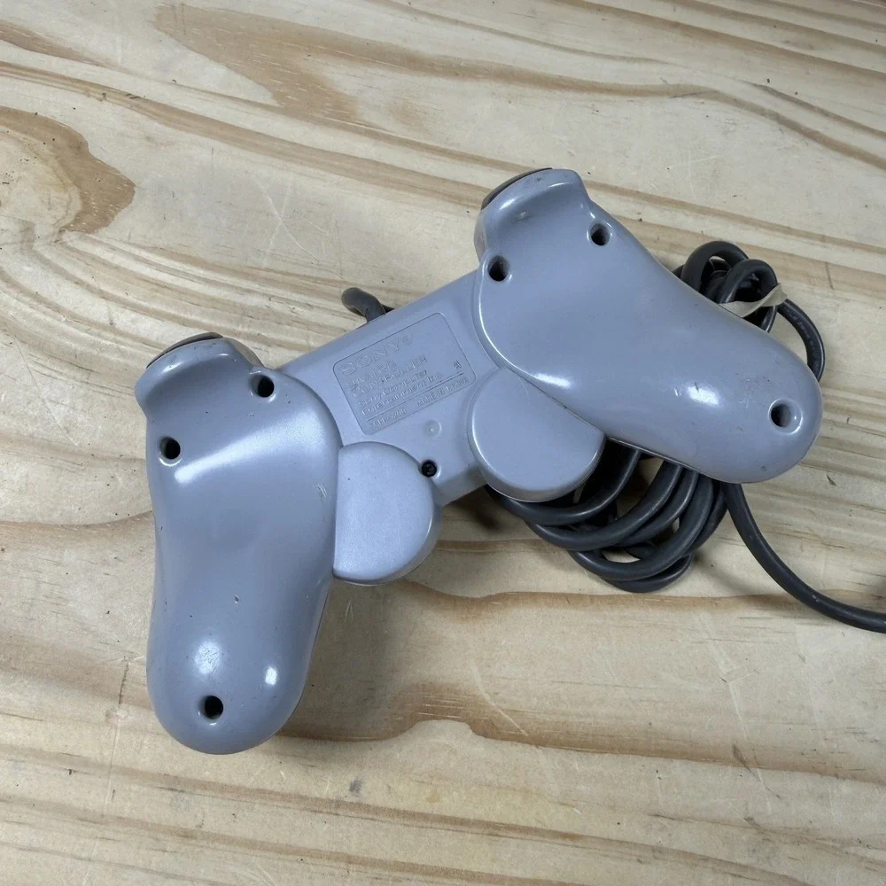 Sony DualShock Analog Controller SCPH-1200 Gray PlayStation 1 Wired PS1 Tested